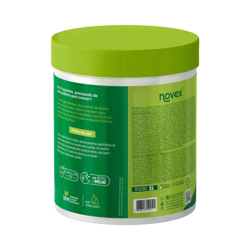 Creme De Pentear Novex 1kg Novex Broto De Bambu