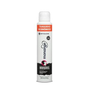 Desodorante Aerosol Monange 200ml Invisivel