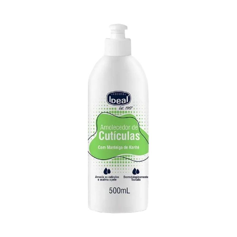Amolecedor De Cuticulas Ideal 500ml C/manteiga De Karite