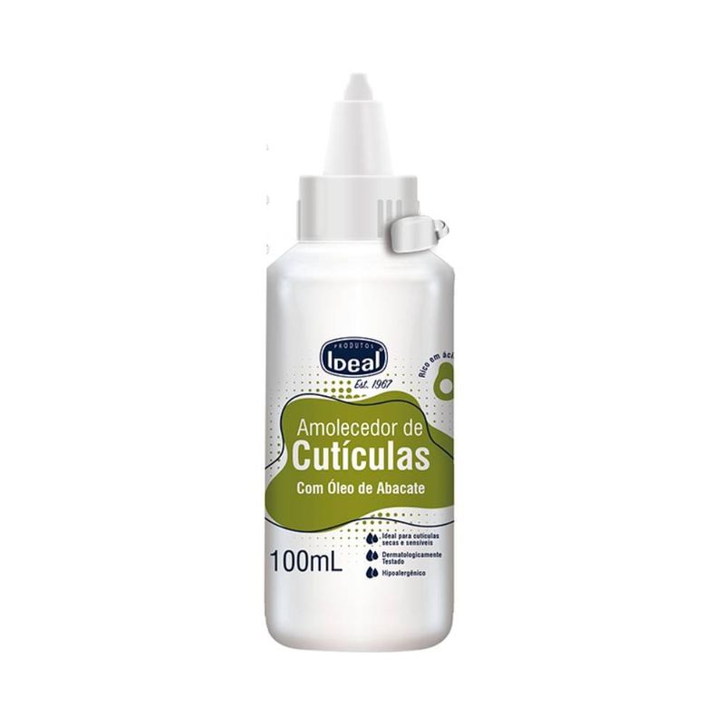 Amolecedor De Cuticulas Ideal 100ml C/oleo Abacate