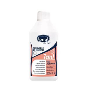 Removedor De Esmalte Ideal 200ml 7 Em 1
