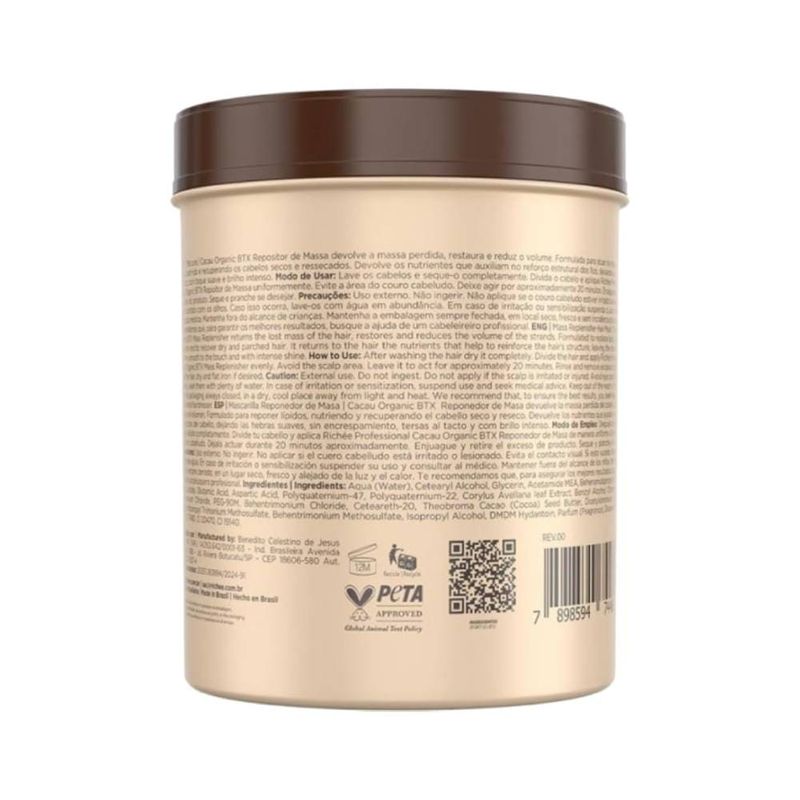 Botox Richee 1kg Cacau Organic