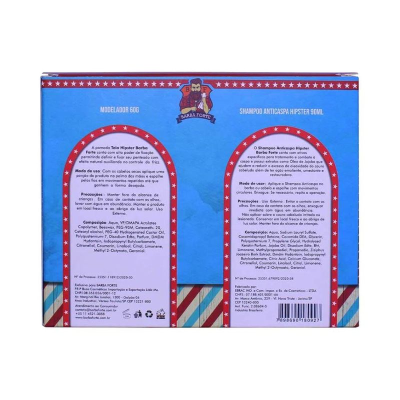 Kit Barba Fort Sh+pom Hipster