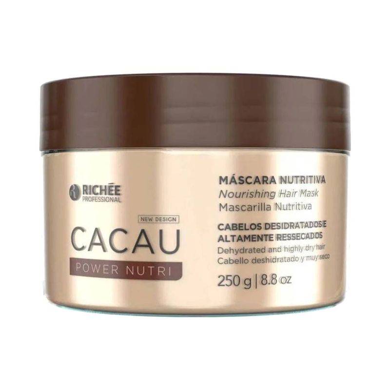 Mascara Capilar Richee 250g Cacau Power Nutri
