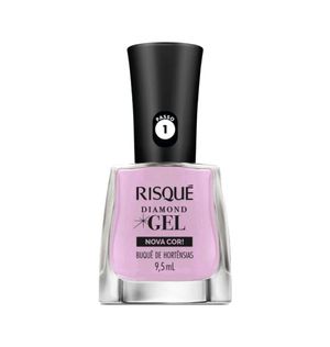 Esmalte Risqué Diamond Gel Buquê de Hortênsias