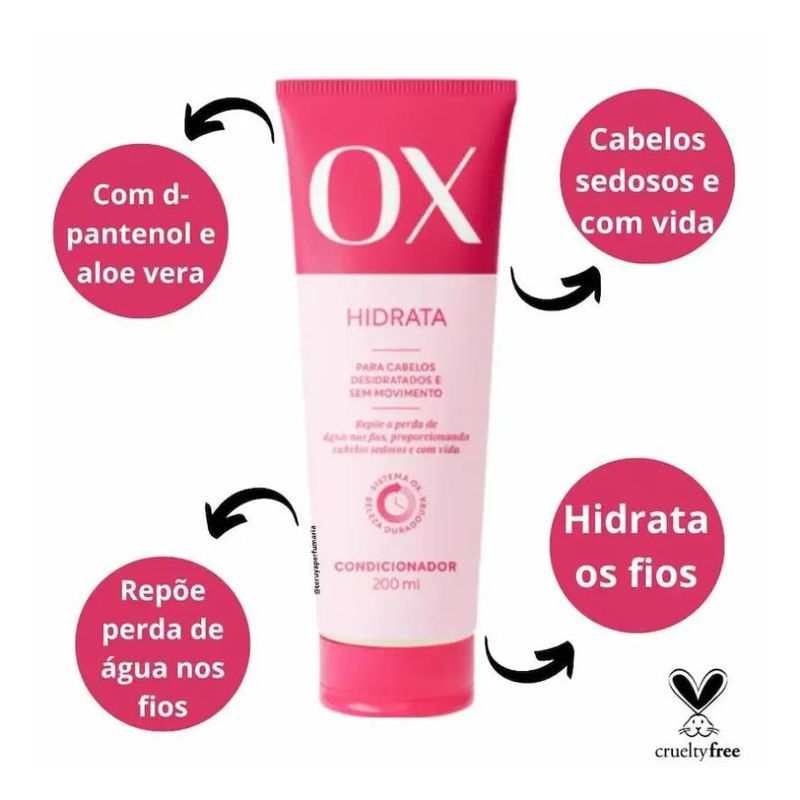 Condicionador Ox 200ml Hidrata