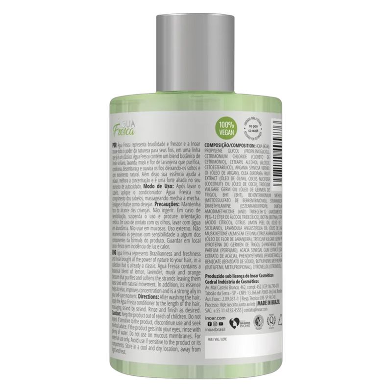 Condicionador Inoar 300ml Agua Fresca