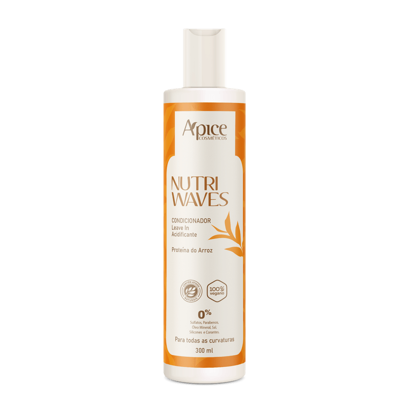 Condicionador Apice 300ml Nutri Waves Leave.in Acidifi