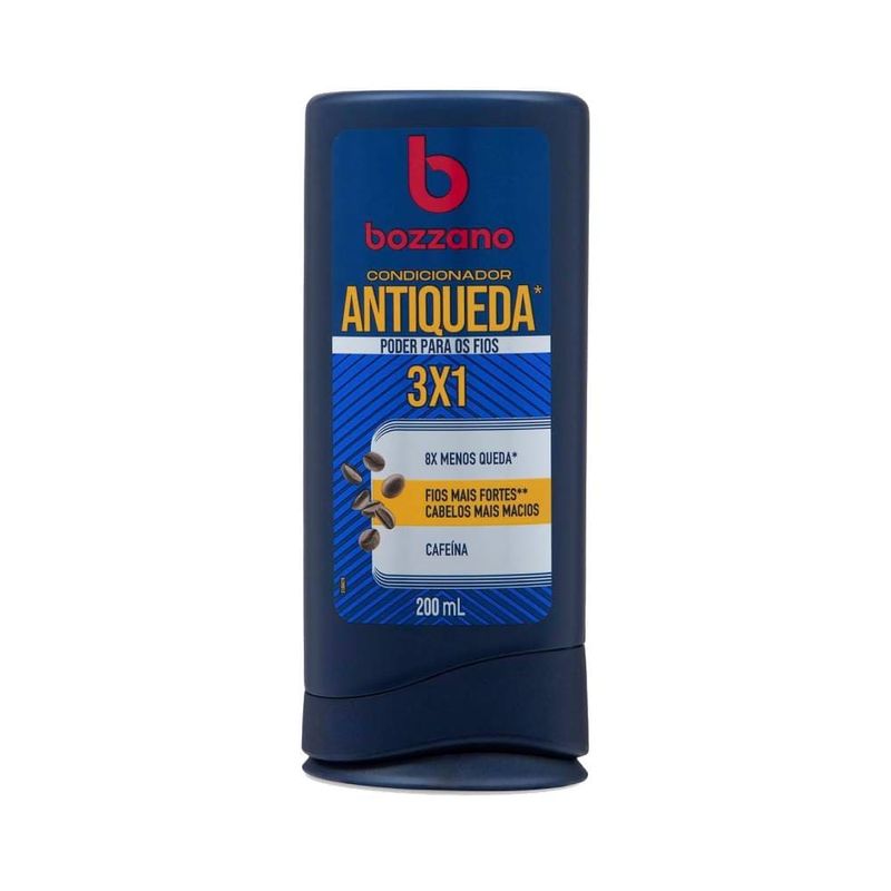 Condicionador Bozzano 200ml Antiqueda