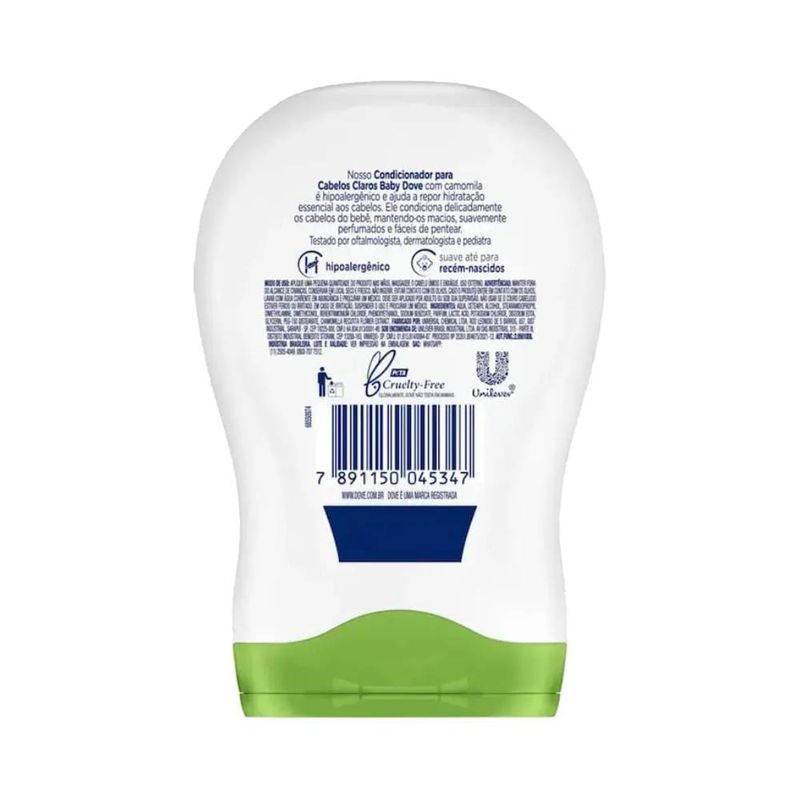Condicionador Dove Baby 200ml Baby Claros