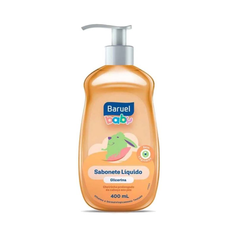 Sabonete Liquido Baruel Baby 400ml Glicerina