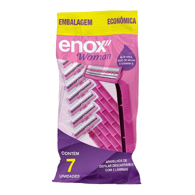 Aparelho De Barbear Enox Desc.feminino Pacote C/7