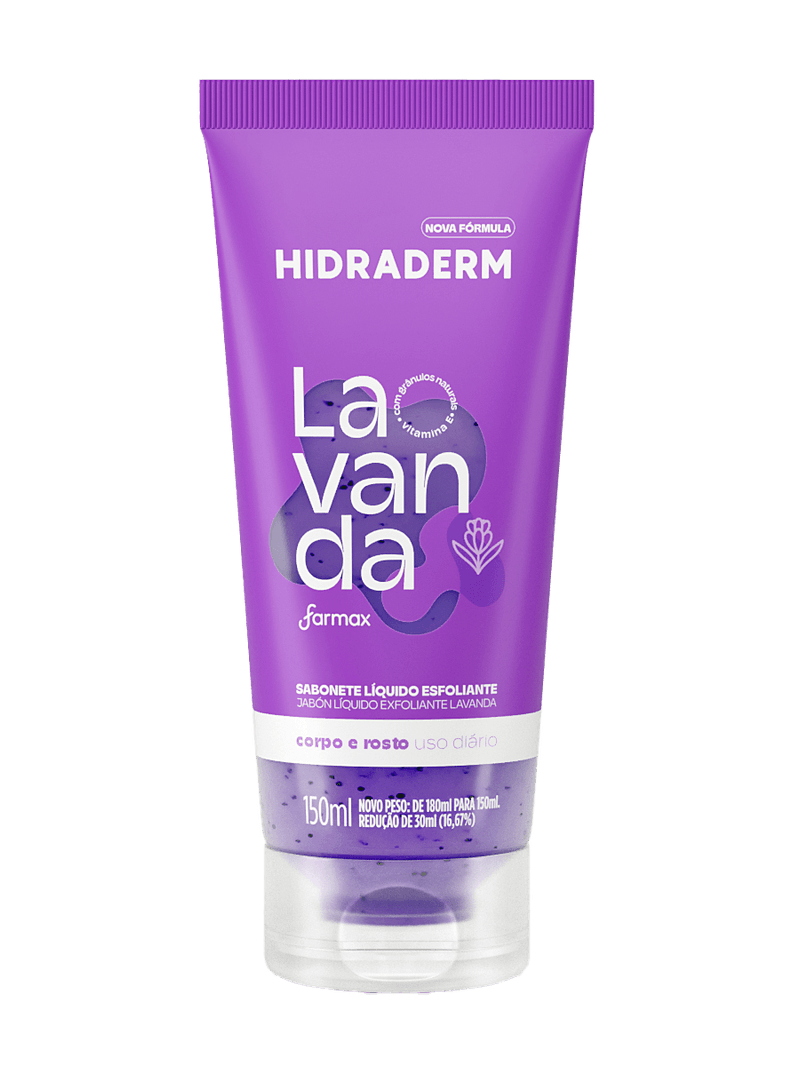 Sabonete Liquido Hidraderm 150ml Esfol.lavanda