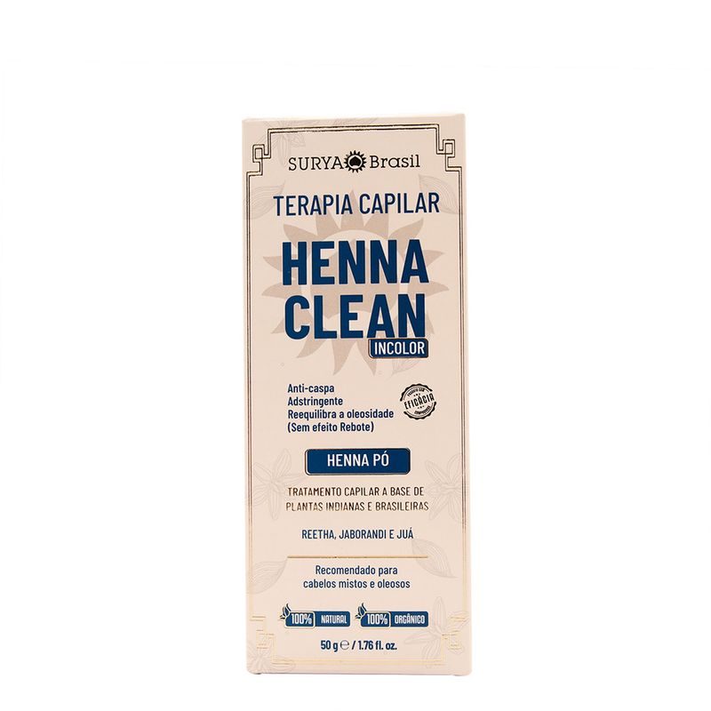 Henna Surya 50g Po Terapia Cap.clean Incolor