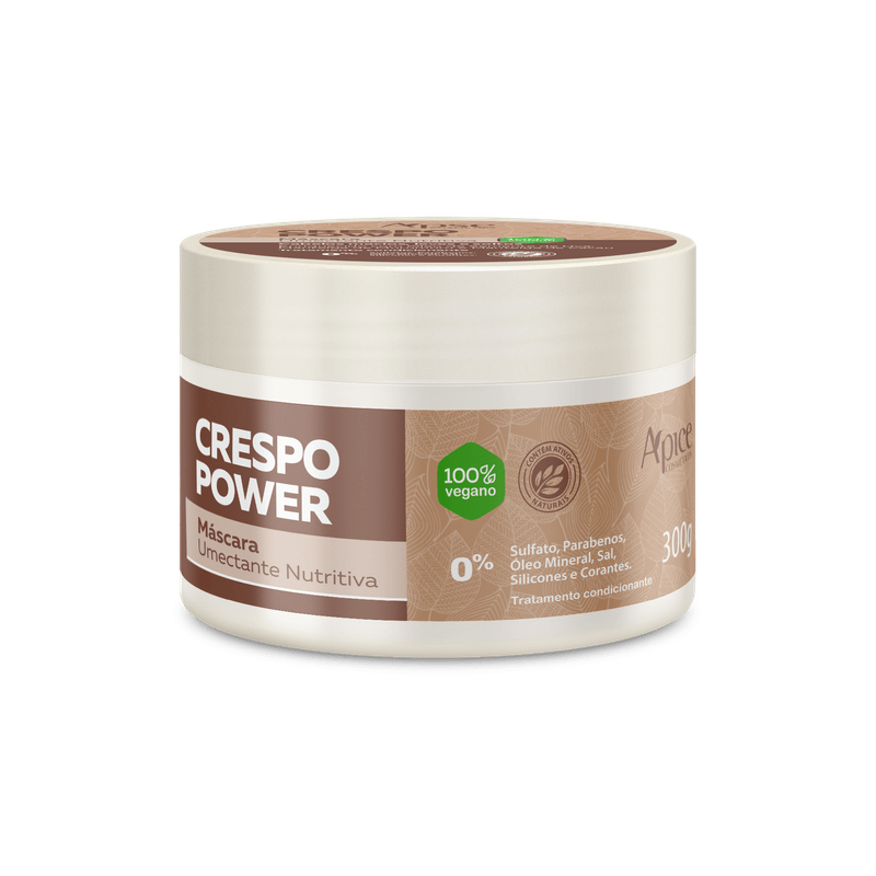 Mascara Capilar Apice 300g Crespo Power Humec.nut