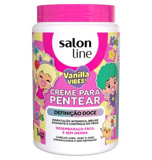 Creme para Pentear Salon Line Kids Vanilla Vibes! Definição Doce 1kg
