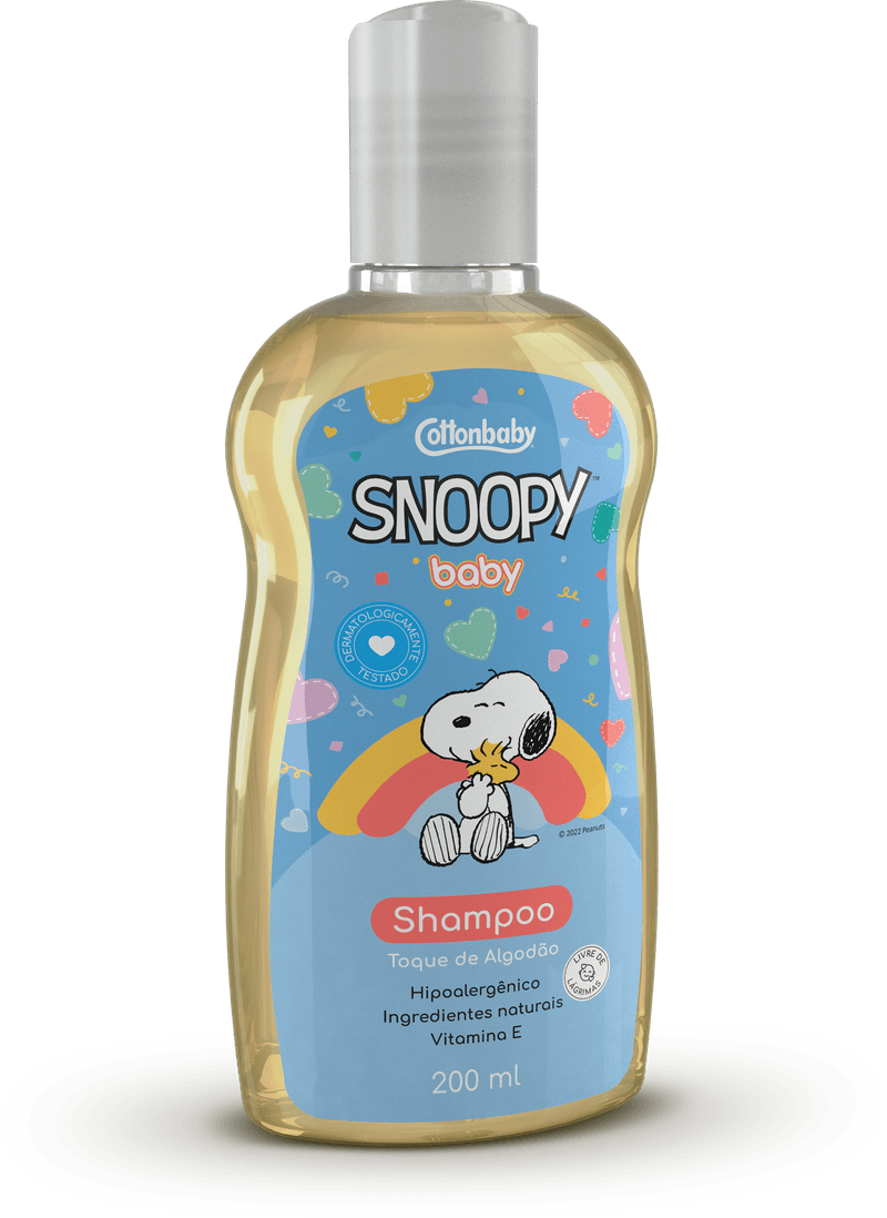 Shampoo Cottonbaby 200ml Snoopy Baby Toq.d/algodao