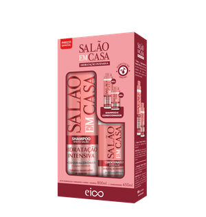 Kit Eico Salão em Casa Hidratação Intensiva 1,25L