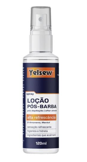 Locao Facial Yelsew 120ml Pos Barb Al.refrescancia
