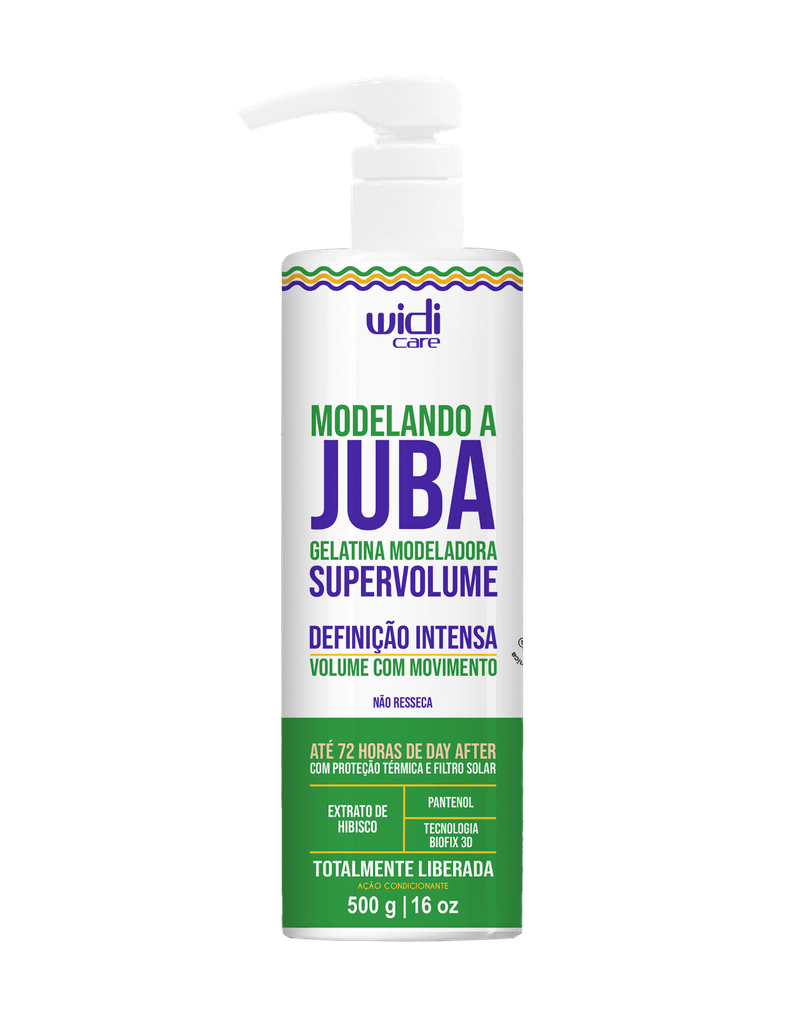 Gelatina Widicare 500g Model.a Juba Defin.intensa