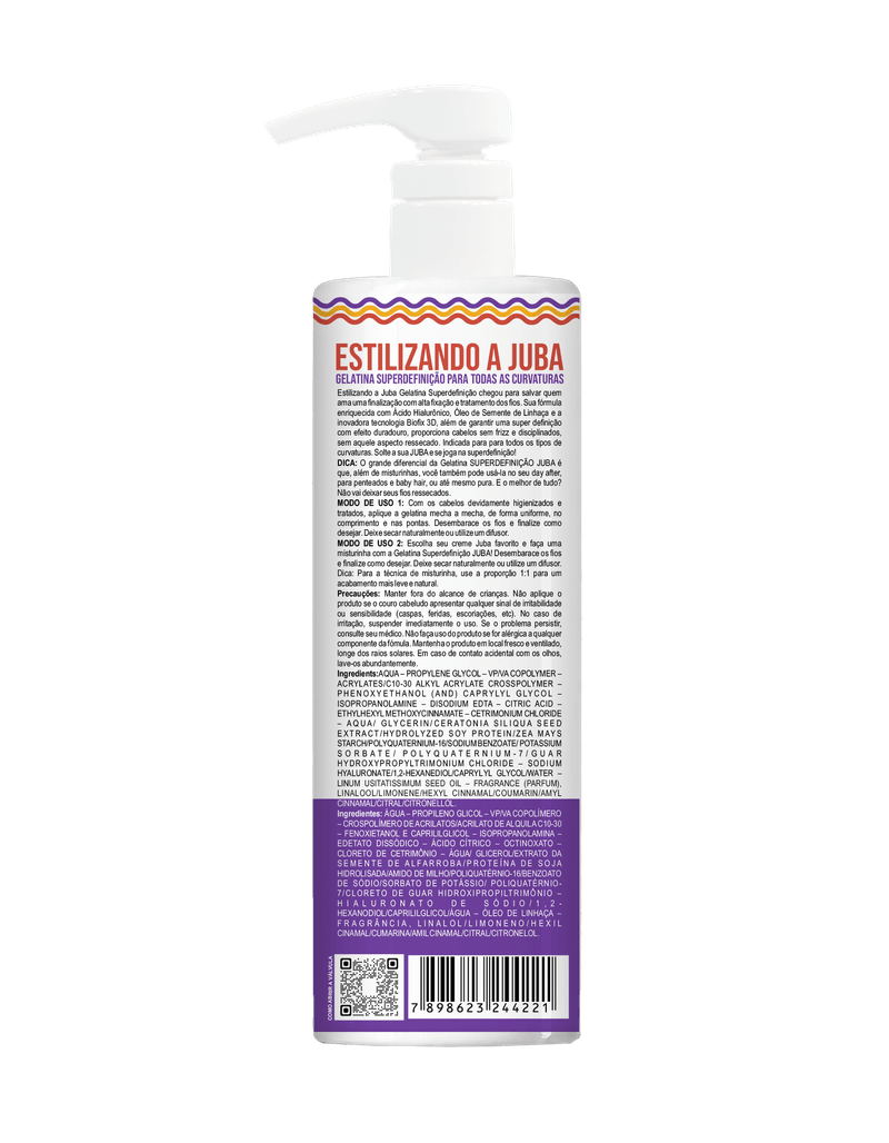 Gelatina Widicare 500g Estil.a Juba Defin.e Prolon