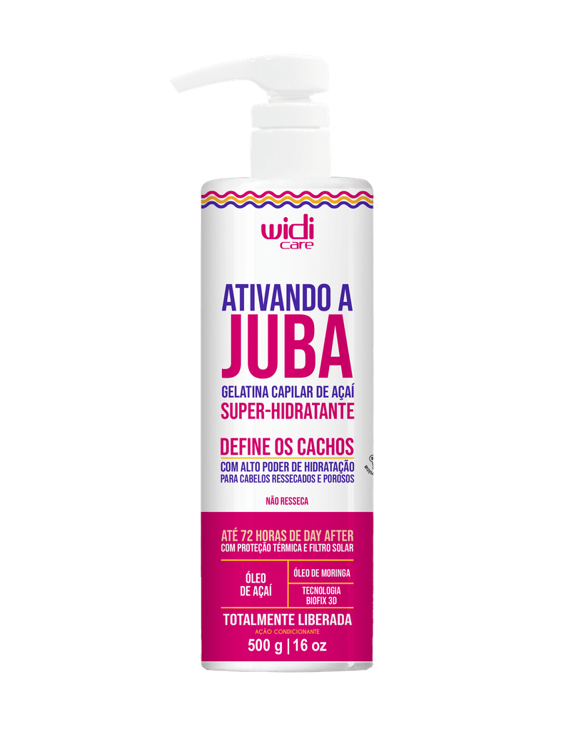 Gelatina Widicare 500g Ativ.a Juba Define Os Cacho