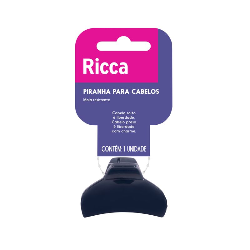 Piranha De Cabelo Ricca Glam Peq. Winter