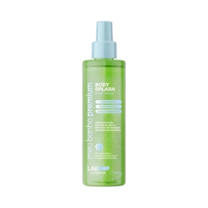 Body Splash Labpop 190ml Green Breeze Shimmer