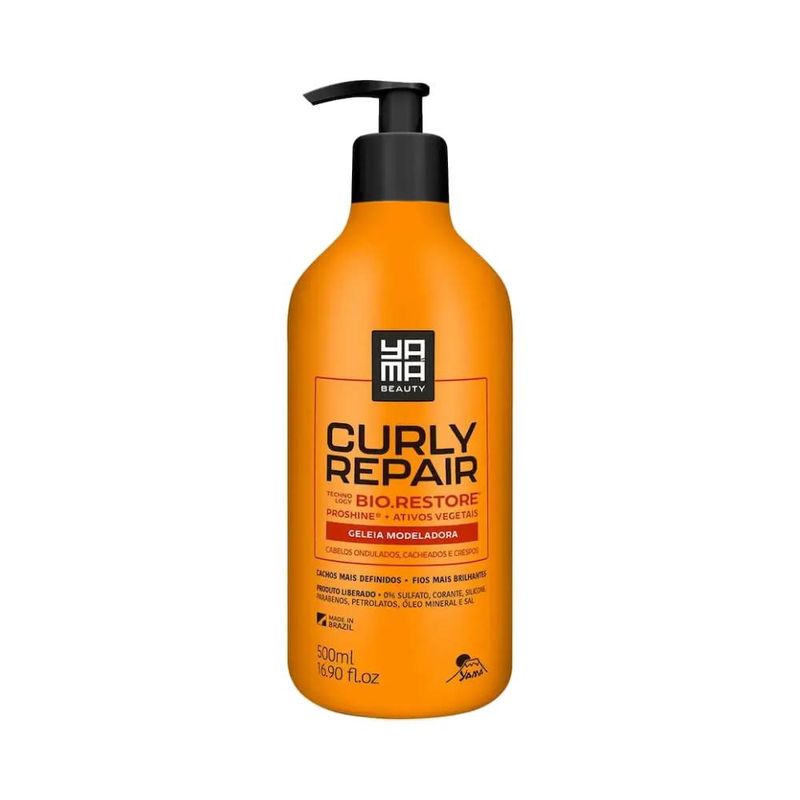 Modelador Yama 500ml Curly Repair Geleia Cachos