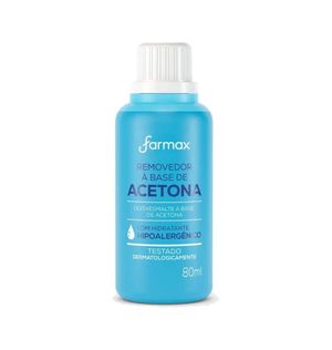 Removedor De Esmalte Farmax 80ml C/acetona