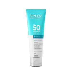 Protetor Solar Facial Sunless FPS 50 sem Cor 60g