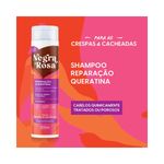 Shampoo Negra Rosa 300ml Rep.queratina