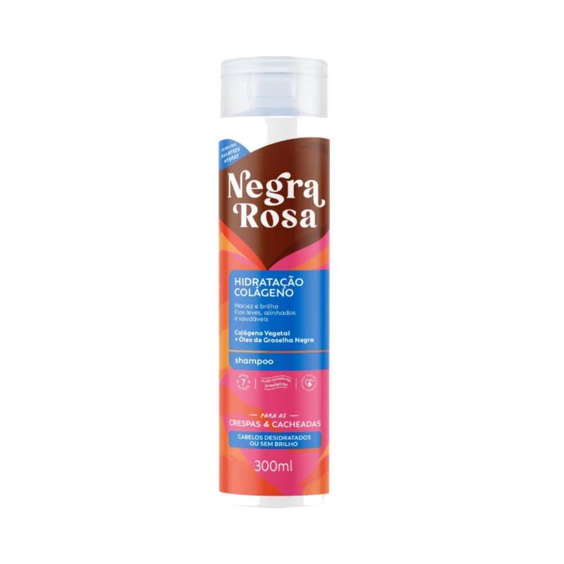 Shampoo Negra Rosa 300ml Hidratacao