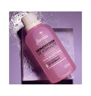 Removedor De Esmalte Farmax 100ml S/acetona