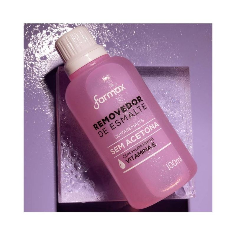 Removedor De Esmalte Farmax 100ml S/acetona