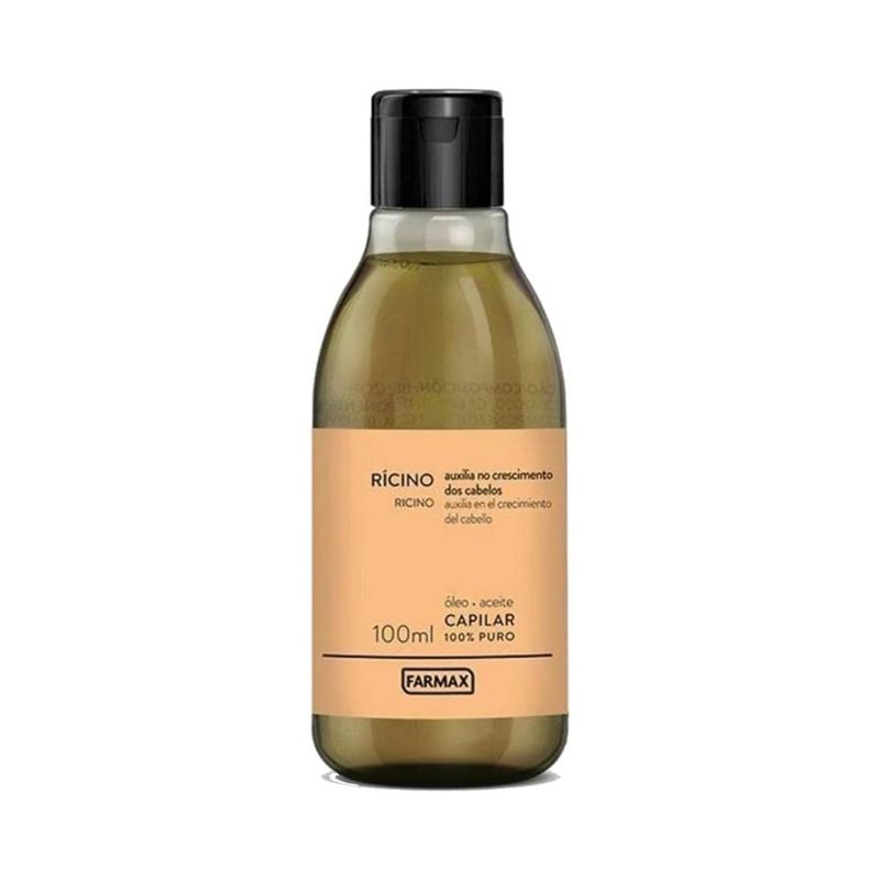 Oleo Capilar Farmax 100ml Ricino Puro