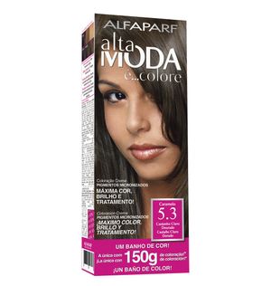 Coloração Altamoda Kit 5.3 Castanho Claro Dourado