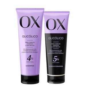 Kit OX Glicólico Shampoo 200ml + Condicionador 170ml