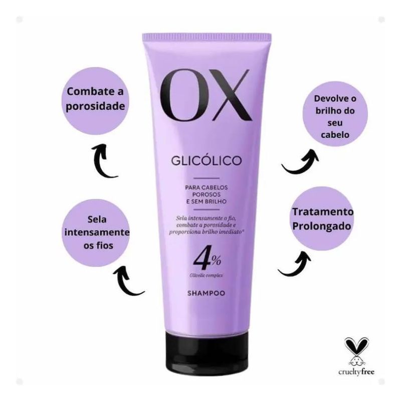 Shampoo Ox 240ml Glicolico