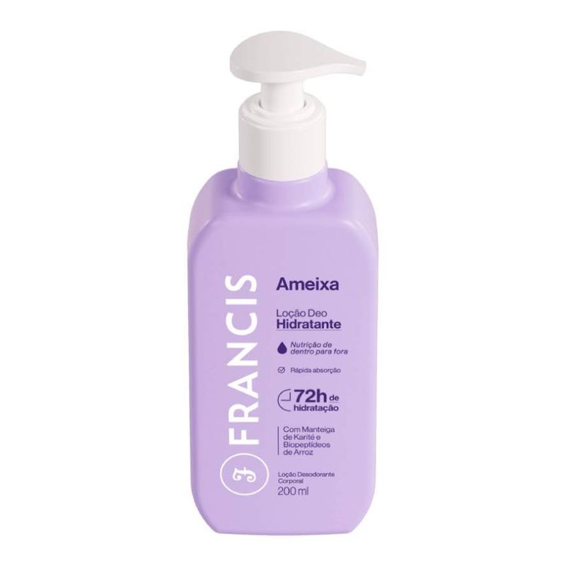 Locao Corporal Francis 200ml Lilas Ameixa