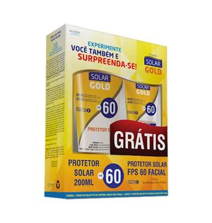 Kit Nutriex Prot Solar Corp. E Facial Gold Fps 30