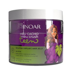 Gelatina Inoar Meu Cacho Meu Crush Teen Uva 500g