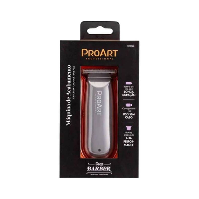 Maquina De Acabamento Proart Prof Mini Bivolt Cinz Mas02b