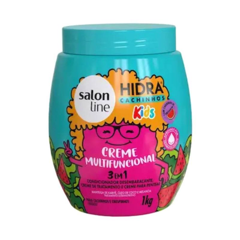 Creme Capilar Salon Line 1kg Hidra Cach.kids Mult.3 Em 1