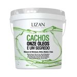 Mascara Capilar Lizan 1,5kg Onze Oleos Cachos
