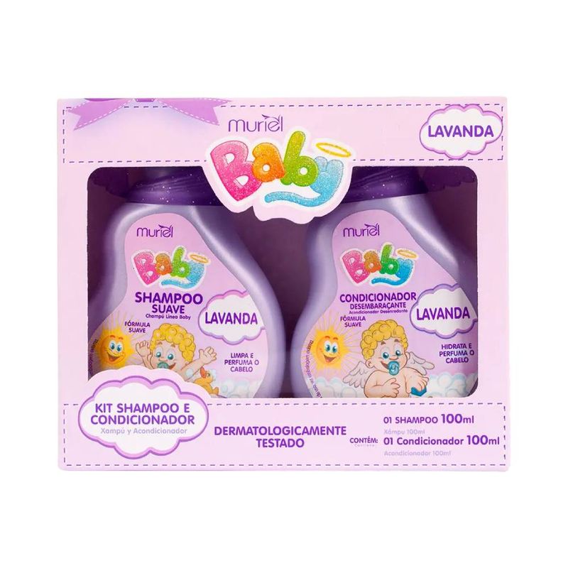 Kit Muriel Infantil Baby Lavanda