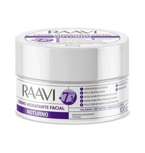 Creme Facial Raavi Hidratante Noturno 100g