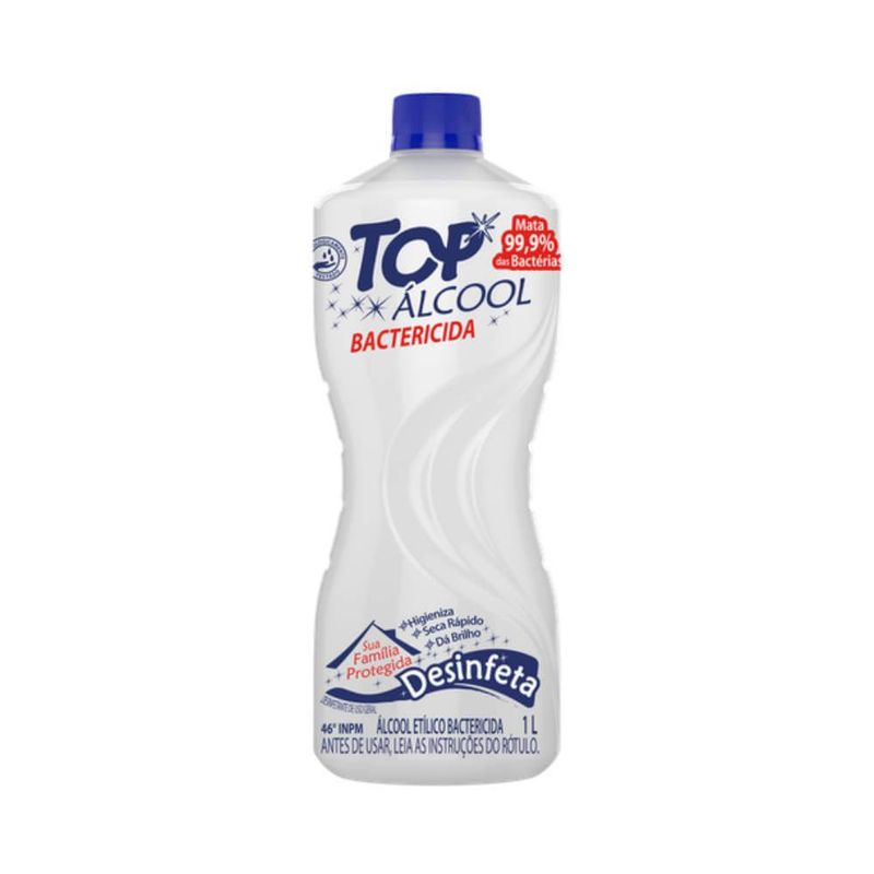 Alcool Top Land 1l Liq.bacteric.trad 46inpm