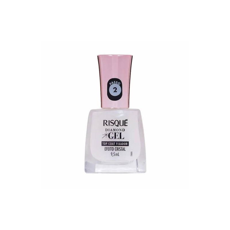 Top Coat Risque 9,5ml Efeito Cristal