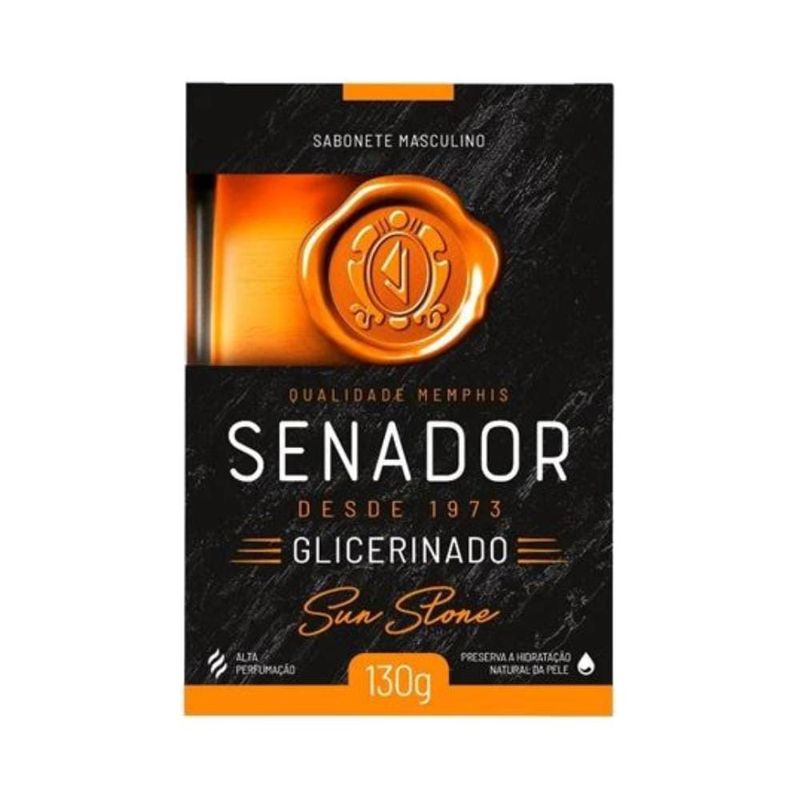 Sabonete Senador 130g Glicerinado Sun Stone